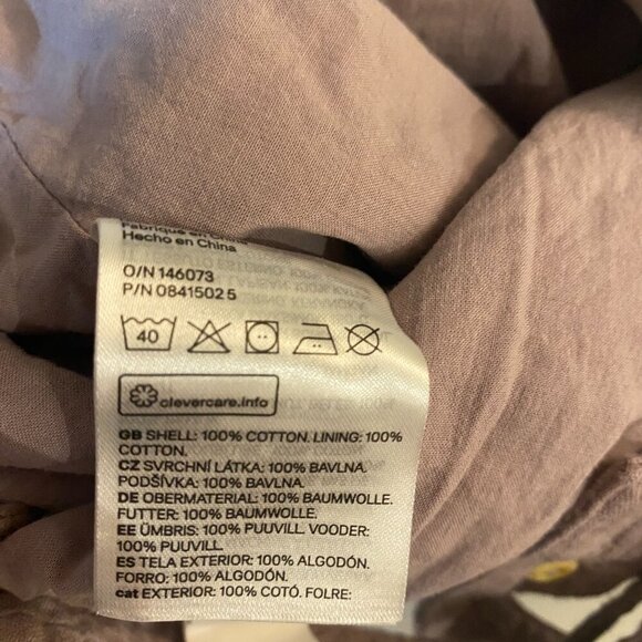 H&M Sleeveless Cotton Romper Suit- LIGHT PURPLE 4T- Boys or unisex - Picture 2 of 5